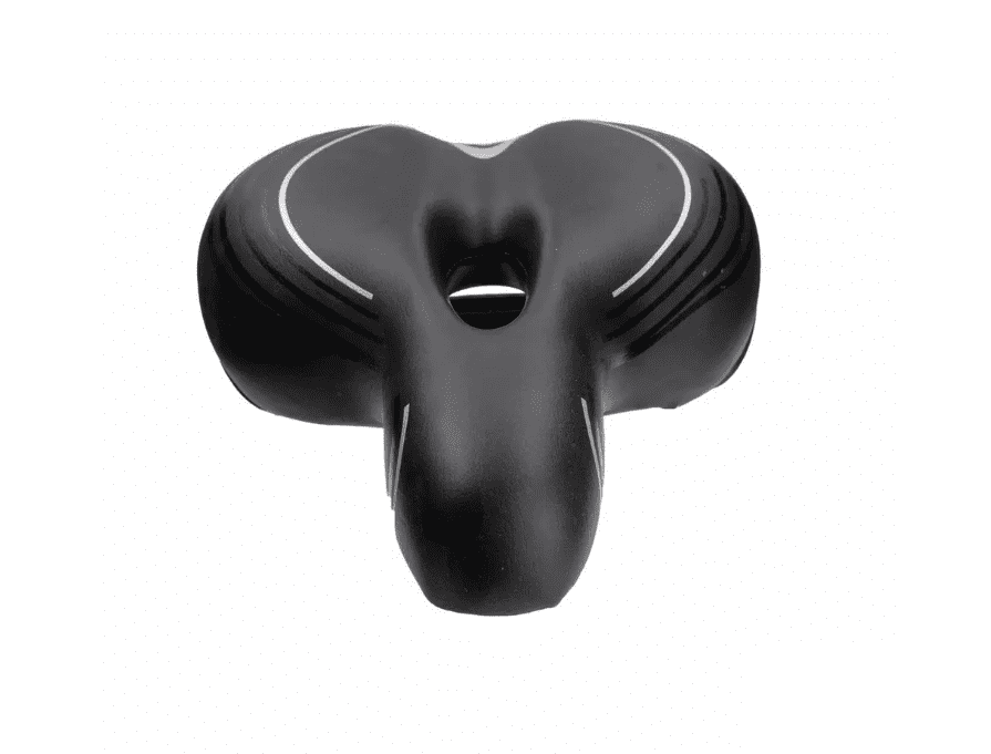 Седло AZ-5554 COMFORT (вентиляция,демфер резина, замок )  250x210mm, вес 680гр.  T-04