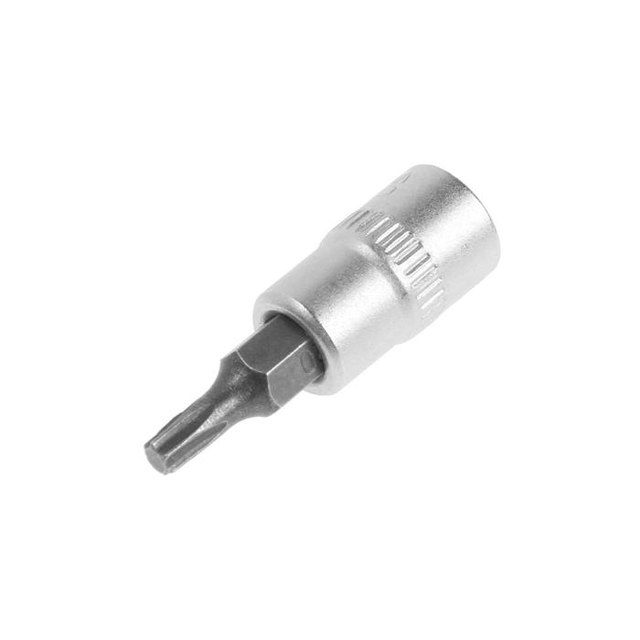 Головка с битой TUNDRA, под квадрат 1/4", Т20, CrV 1123577      