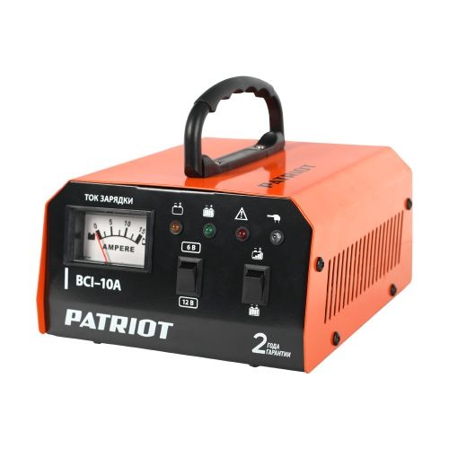 Зарядное устройство Patriot  BCI-10A (220В, мощность 400Вт, ток зарядки 10А,  емкость батарей 10-150