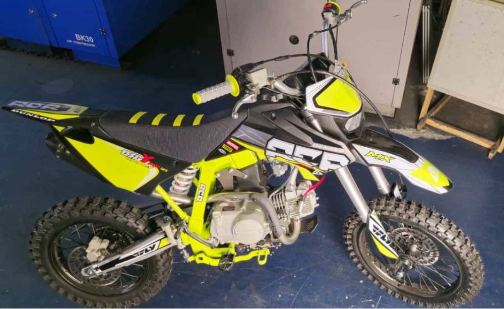 Мотоцикл Racer MX125E Pitbike (зеленый)