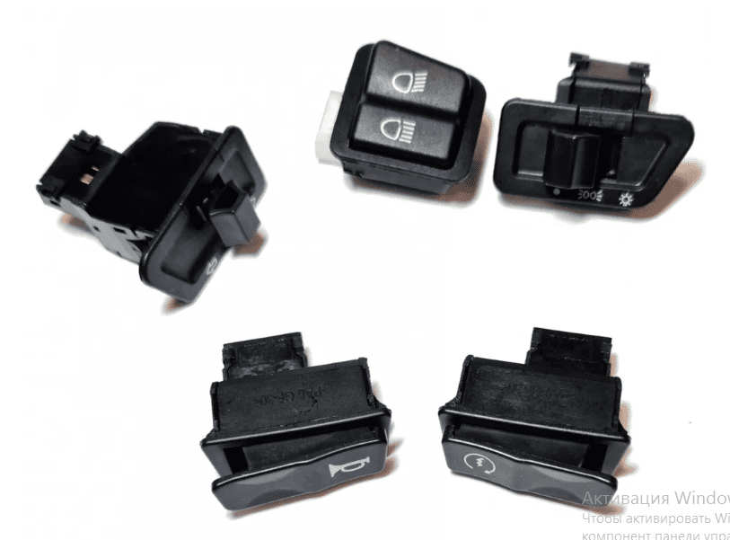 кнопки переключения, комплект GY6 50-150 (5шт)