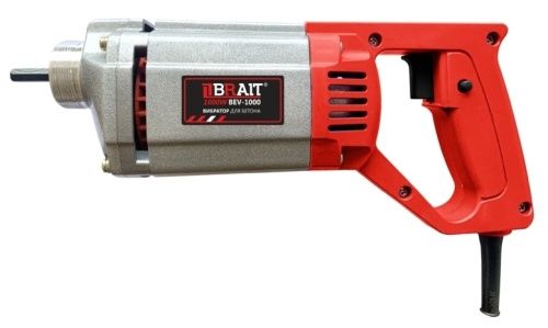 Вибратор для бетона BEV-1000 (1000Вт, 3800 об/мин, вал в комплект не входит) 