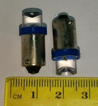 Лампа 12V BA9s Светодиодная
