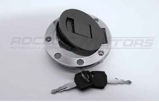 Пробка (крышка) бака CB-150/200 круглая металлическая с ключами VR-1