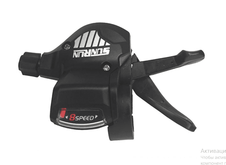 Шифтер (тригерный, index) правый 8ск. SUNRUN  SL-KD-34, (SL-M300)  R8  трос L-2200mm