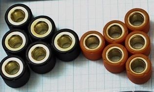 Грузики вариатора (6шт) 4Т 16*13  8гр., 139QMB, DIO