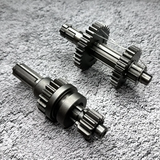 Валы КПП в сборе двигатель  139FMB, 147FMH, 152FMH ATV50-110 (реверс, 1+1)