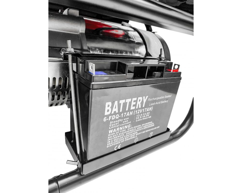 Генератор бензиновый BRAIT BR5500-CU(Е)(5,0/5,5кВт,220В,50Гц,12В) электростартер+аккумулятор