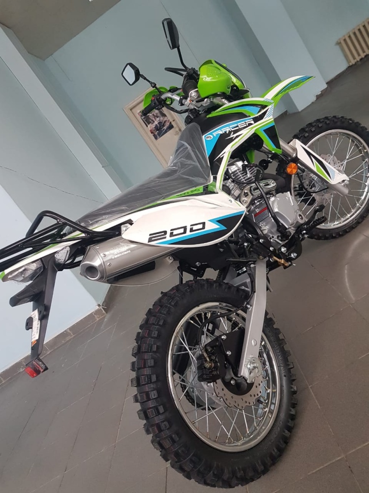 Мотоцикл RACER RC200-GY-С2 ENDURO (зеленый)