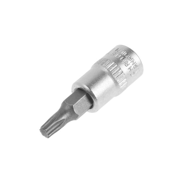 Головка с битой TUNDRA, под квадрат 1/4", Т25, CrV 1123578      