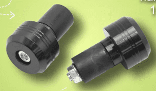 Грузики ручек руля (толстый конус L1=4cm L2=8cm) красные "SDTW"