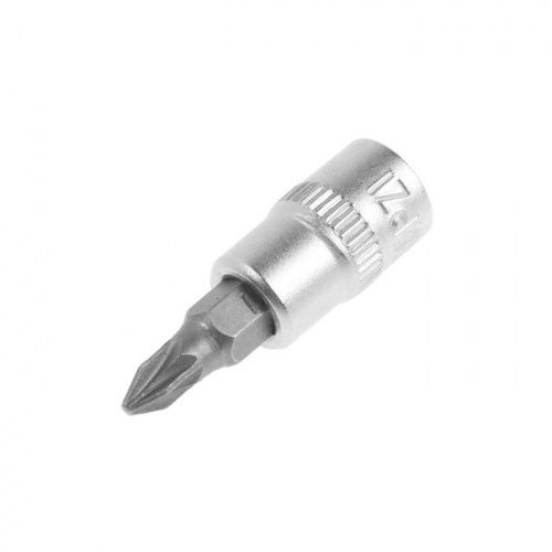 Головка с битой TUNDRA, под квадрат 1/4", PZ1, CrV 1123587      