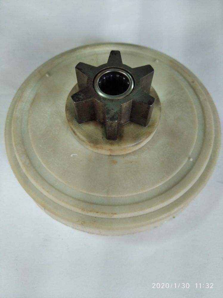 Шестерня ведомая привода электропилы Falantech (d-10mm, D-76,5mm 56 шлицов)
