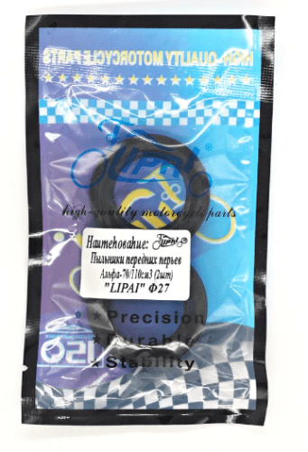 Пыльники передних перьев ORION GRYPHON/CITY-125 YX100-4 Ф27 (2шт) "LIPAI"