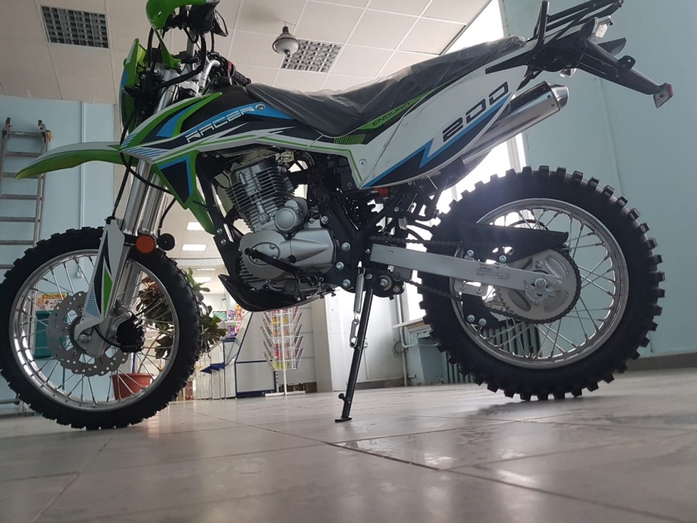 Мотоцикл RACER RC200-GY-С2 ENDURO (зеленый)
