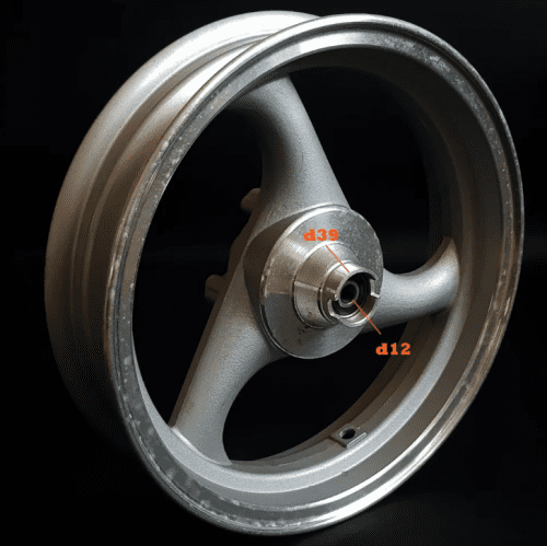 Диск колесный R12 х 2,50 передний литой Z50R