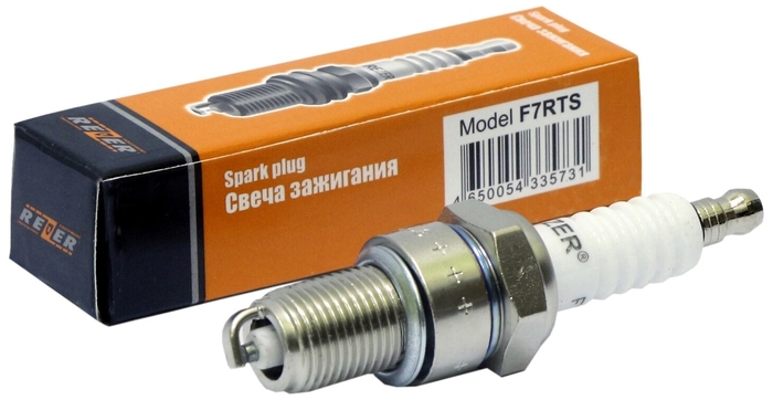 Свеча F7RTS Rezer (20/200 шт. в кор.) А-17ДВ; МБ, культиваторы, г/косилки, м/помпы, снегоуборщики.