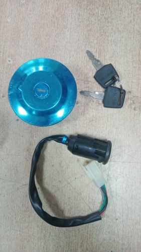 Замок зажигания в сборе (+замок руля) ROCKOT BASIC/HI-TECH (защелка, фишка 3+1, 2-х позиции)