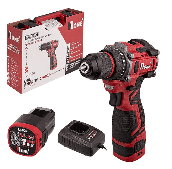 Дрель акк. бесщет.CDI 14,4/2,0-SPRO (42Hm,14,4V/2,0Ah,10мм метал.патрон,500-1650об/мин,КЕЙС) №1