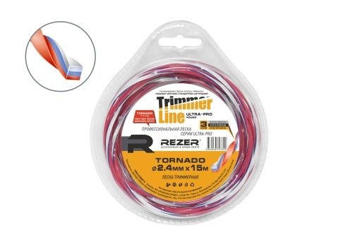 Леска Ultra-pro TORNADO 2.40 мм15м Rezer (10/80 шт/кор)