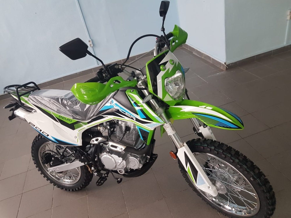 Мотоцикл RACER RC200-GY-С2 ENDURO (зеленый)