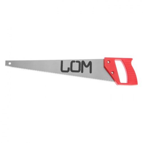 Ножовка по дереву LOM, пластиковая рукоятка, 7-8 TPI, 400 мм 1818193