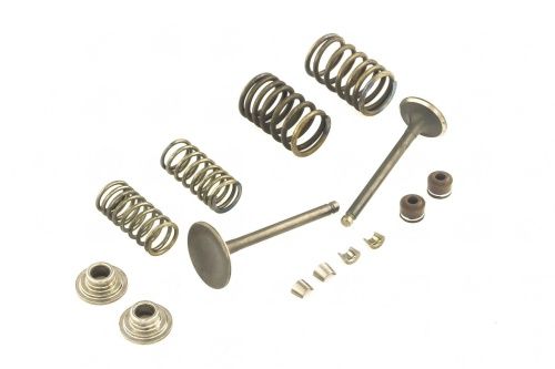 Клапаны (пара, в сборе)   4T CB125   (L-76 mm)