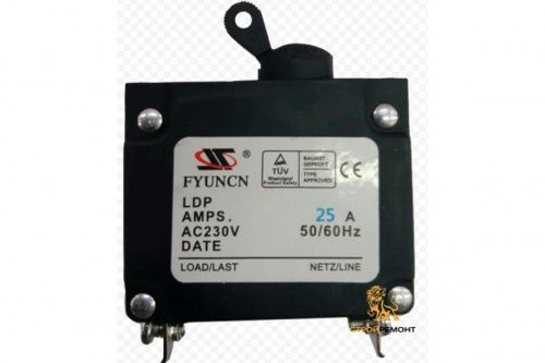 Выключатель (№333-1) автомат для генератора малый до 3 kw