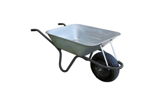 Тачка строительная 130л. 250кг, BRAIT 1к, 6.50-8/16 пневмо, объем 130л,до 250кг