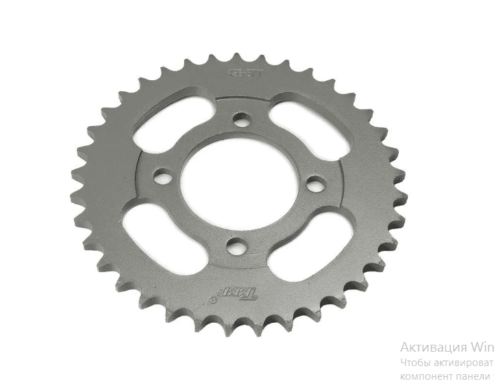 Звезда ведомая 428*38 зубьев CG/CB/FORESTER-125/250 4х63 D58