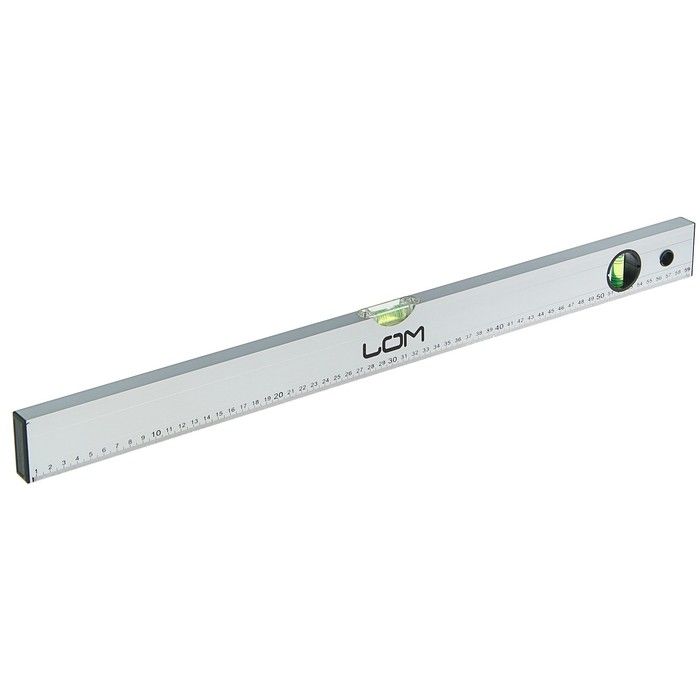 Уровень алюминиевый LOM, 2 глазка, линейка, 600 мм 2964616