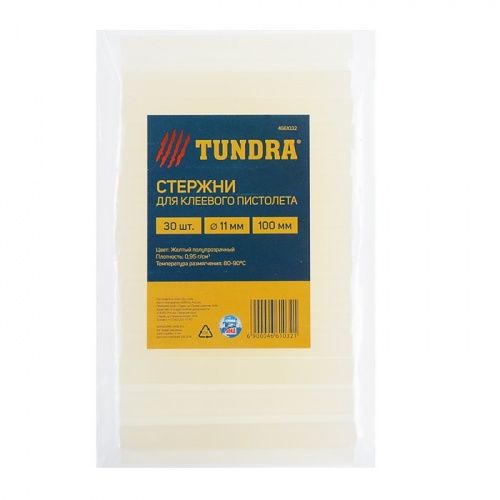 Стержни клеевые TUNDRA, 11 х 100 мм, 30 шт. 4661032