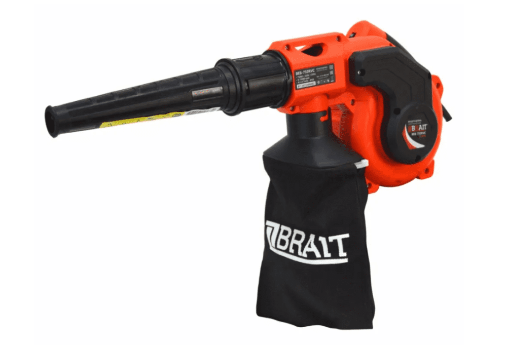 Воздуходувка электрическая BRAIT BEB-750RVC (750Вт, 2 в 1:пылесос, воздуходувка; 220В/50Гц)