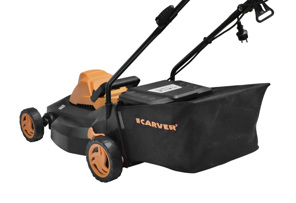 Газонокосилка эл. CARVER LME-1640 (1600 Вт, ширина 40 см., центр.рег.высоты, травосборник 35 л)