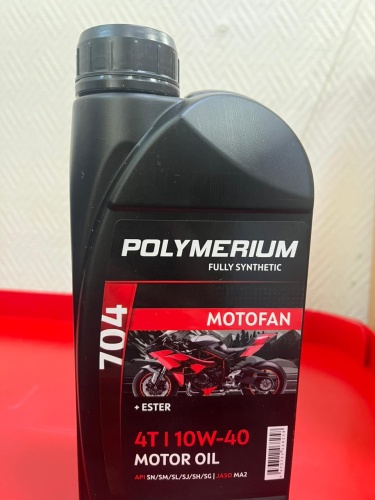 Масло POLYMERIUM MOTOFAN 704 10W-40 4T 1L