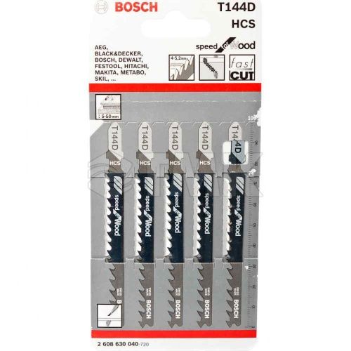 Пилки для лобзика "Bosch" T-144D Китай