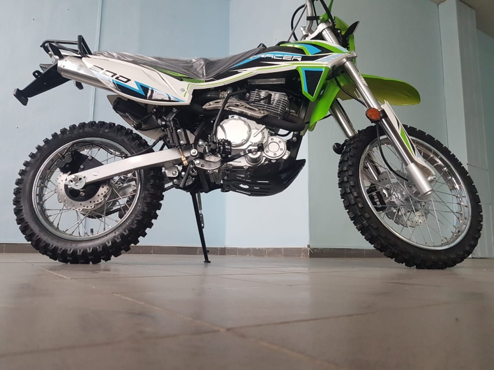 Мотоцикл RACER RC200-GY-С2 ENDURO (зеленый)